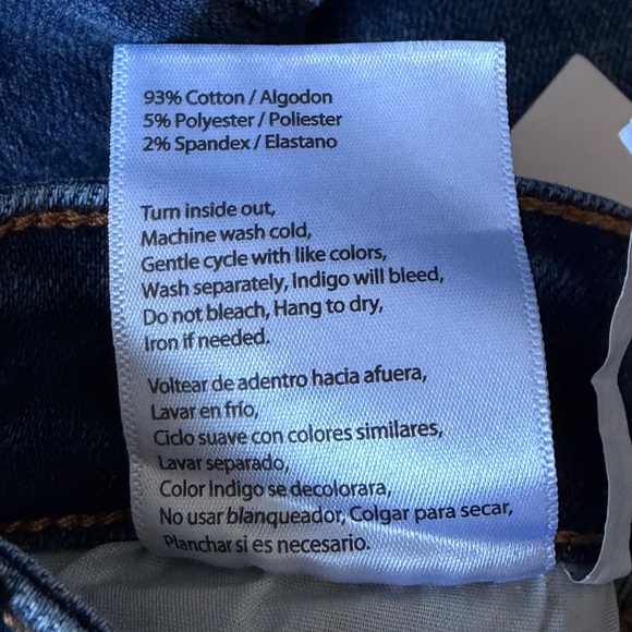 NWT Risen Wide Leg Dark Blue Jeans Women Size 9 or 29 - Picture 11 of 11